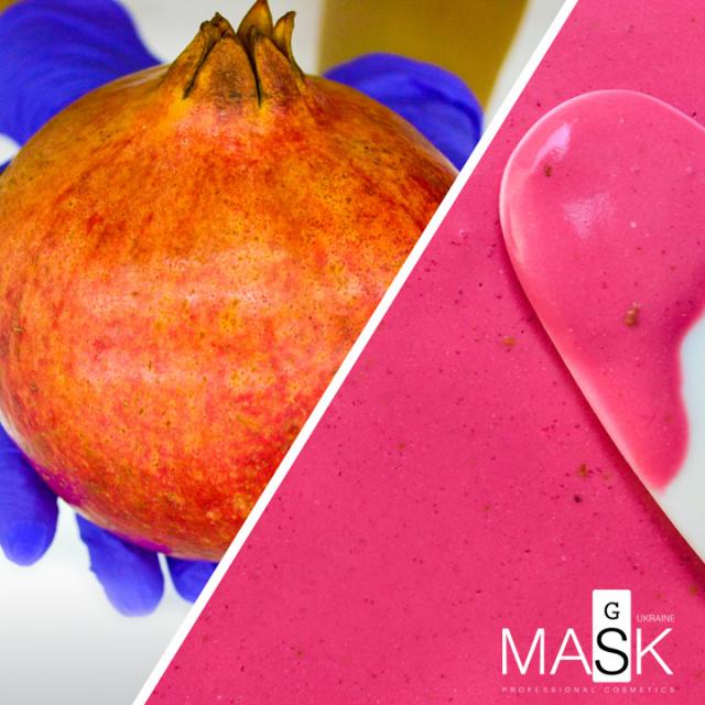 “ЖИВА” відновлююча альгінатна маска з маслом та м'якоттю граната