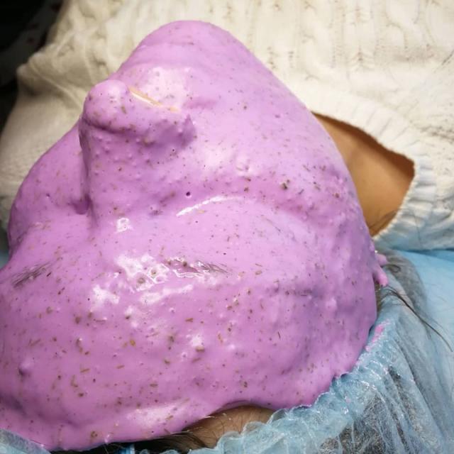 “ЖИВА” антибактеріальна альгінатна маска для проблемної шкіри